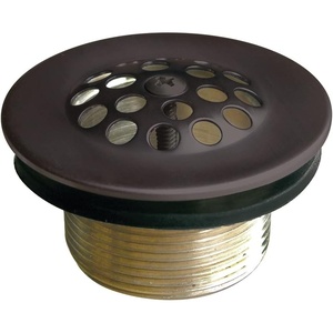 image:imageKingston Brass DTL201 Bath Tub Drain Strainer and Grid Polished ChromeOil Rubbed Bronze