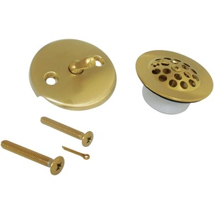 image:imageKingston Brass DTL5305A5 Trimscape Grid Tub Drain Kit Oil Rubbed Bronze OilRubbed BronzeBrushed Brass