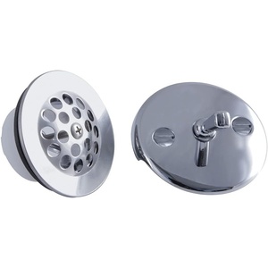 image:imageKingston Brass DTL5305A5 Trimscape Grid Tub Drain Kit Oil Rubbed Bronze OilRubbed BronzePolished Chrome