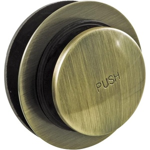 image:imageKingston Brass DTT207 TipToe Tub Drain Brushed Brass2716 2316 L x 21316 WAntique Brass