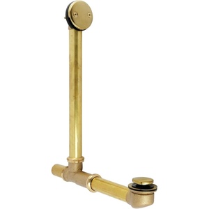image:imageKingston Brass DTT2167 16 Bathtub Waste and Overflow Drain Brushed Brass