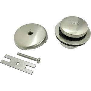 image:imageKingston Brass DTT5302A0 Easy Touch ToeTap Tub Drain Kit Matte BlackBrushed Nickel