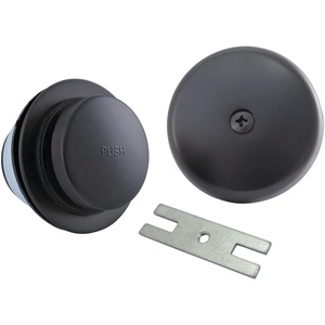 image:imageKingston Brass DTT5302A0 Easy Touch ToeTap Tub Drain Kit Matte BlackOil Rubbed Bronze