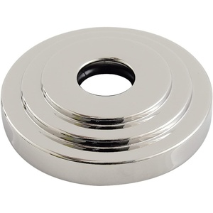 image:imageKingston Brass FLMODERN6 3Inch OD Decorative Escutcheon Flange 34 Inch ID Polished Nickel