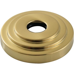 image:imageKingston Brass FLMODERN7 3Inch OD Decorative Escutcheon Flange 34 Inch ID Brushed Brass