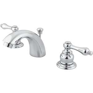 image:imageKingston Brass GKB941AL Magellan MiniWidespread Lavatory Faucet with Retail PopUp 4716 inch in Spout Reach Polished ChromePolished Chrome