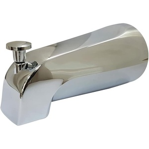 image:imageKingston Brass K1213A1 Showers Cape Headed Zinc Tub Diverter 41116 in Spout Reach Polished ChromePolished Chrome