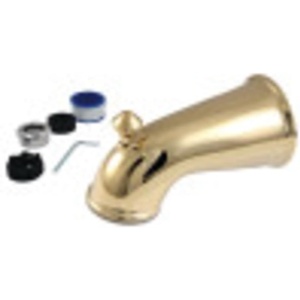 image:imageKingston Brass K1275A2 6 in Universal Tub Spout with Diverter Polished Brass