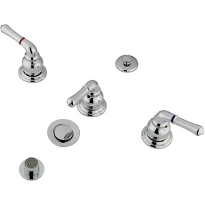 image:imageKingston Brass KB320 Bidet Faucet Matte Black 1366 x 392 x 305Polished Chrome