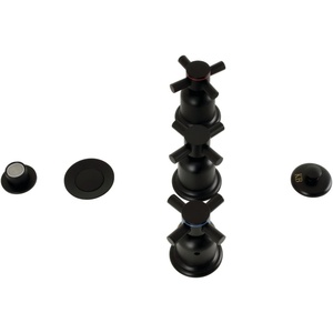 image:imageKingston Brass KB6328DX Concord ThreeHandle Bidet Faucet Brushed NickelMatte Black