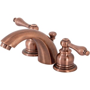 image:imageKingston Brass KB946ALPN Victorian MiniWidespread Bathroom Faucet Polished Nickel 8 x 45 x 338Antique Copper