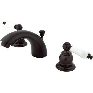 image:imageKingston Brass KB948B Victorian Mini Spread Lavatory Faucet Brushed Nickel 45 x 35 x 206Oil Rubbed Bronze