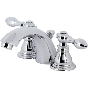 image:imageKingston Brass KB958ACL American Classic MiniWidespread Bathroom Faucet with Plastic PopUp Brushed NickelPolished Chrome