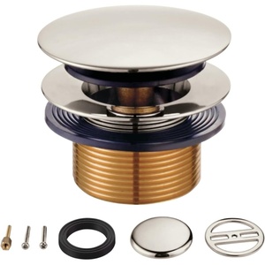 image:imageKingston Brass KBU2006 Eugene TipToe Tub Drain Conversion Kit Polished Nickel