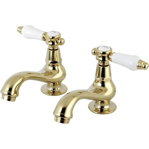 image:imageKingston Brass KS1101BPL Basin Tap Faucet with Lever Handle Polished ChromePolished Brass