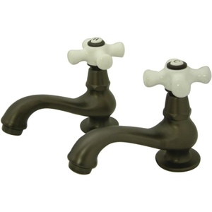 image:imageKingston Brass KS1101PX Heritage Basin Tap Faucet Polished Chrome 438 x 25 x 188Oil Rubbed Bronze