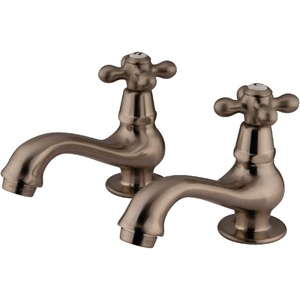image:imageKingston Brass KS1102AX Heritage Basin Tap Faucet Polished Brass 438 x 25 x 188Brushed Nickel