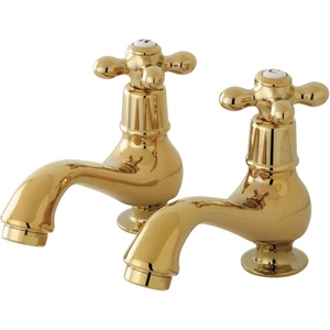 image:imageKingston Brass KS1102AX Heritage Basin Tap Faucet Polished Brass 438 x 25 x 188Polished Brass
