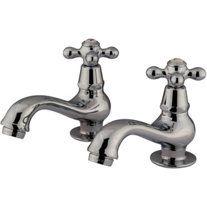 image:imageKingston Brass KS1102AX Heritage Basin Tap Faucet Polished Brass 438 x 25 x 188Polished Chrome