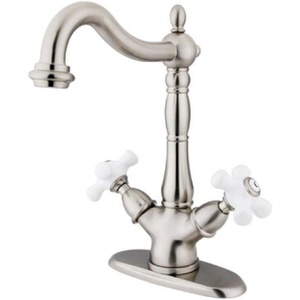 image:imageKingston Brass KS1493PX Vessel Sink Faucet Antique BrassBrushed Nickel