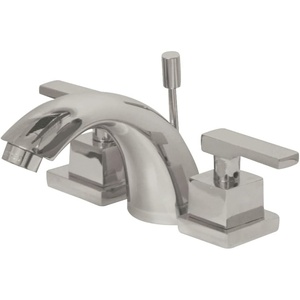 image:imageKingston Brass KS2952QLL MiniWidespread Bathroom Faucet Polished BrassBrushed Nickel