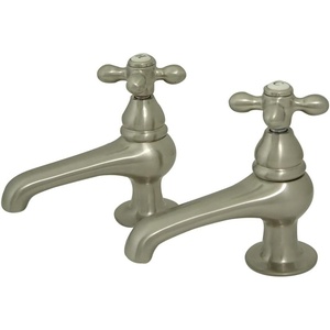 image:imageKingston Brass KS3201AX Restoration Basin Tap Faucet Chrome 388 x 35 x 175Brushed Nickel