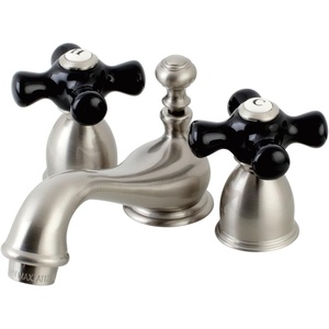 image:imageKingston Brass KS3951PKX Duchess MiniWidespread Bathroom Faucet Polished ChromeBrushed Nickel