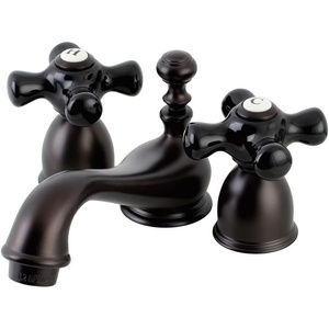 image:imageKingston Brass KS3951PKX Duchess MiniWidespread Bathroom Faucet Polished ChromeOil Rubbed Bronze