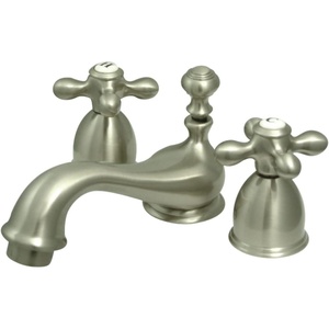 image:imageKingston Brass KS3958AX Restoration MiniWidespread Bathroom Faucet Brushed Nickel