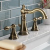 image:imageFauceture FSC1970ACL American Classic Widespread Bathroom Faucet with Brass PopUp Matte BlackAntique Brass