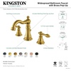 image:imageFauceture FSC1970ACL American Classic Widespread Bathroom Faucet with Brass PopUp Matte BlackBlack Stainless