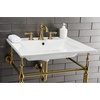 image:imageFauceture FSC1970ACL American Classic Widespread Bathroom Faucet with Brass PopUp Matte BlackBrushed Brass