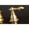 image:imageFauceture FSC1970ACL American Classic Widespread Bathroom Faucet with Brass PopUp Matte BlackBrushed Brass