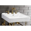 image:imageFauceture FSC1970ACL American Classic Widespread Bathroom Faucet with Brass PopUp Matte BlackBrushed Brass