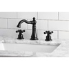 image:imageFauceture FSC1970ACL American Classic Widespread Bathroom Faucet with Brass PopUp Matte BlackMatte Black