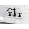 image:imageFauceture FSC1970ACL American Classic Widespread Bathroom Faucet with Brass PopUp Matte BlackMatte Black