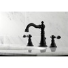 image:imageFauceture FSC1970ACL American Classic Widespread Bathroom Faucet with Brass PopUp Matte BlackMatte Black