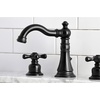 image:imageFauceture FSC1970ACL American Classic Widespread Bathroom Faucet with Brass PopUp Matte BlackMatte Black