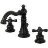 image:imageFauceture FSC1970ACL American Classic Widespread Bathroom Faucet with Brass PopUp Matte BlackMatte Black