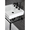 image:imageFauceture FSC1970ACL American Classic Widespread Bathroom Faucet with Brass PopUp Matte BlackMatte Black