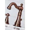 image:imageFauceture FSC197ALAC English Classic Widespread Bathroom Faucet with Brass PopUp Antique CopperAntique Copper