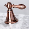 image:imageFauceture FSC197ALAC English Classic Widespread Bathroom Faucet with Brass PopUp Antique CopperAntique Copper
