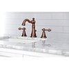 image:imageFauceture FSC197ALAC English Classic Widespread Bathroom Faucet with Brass PopUp Antique CopperAntique Copper