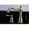 image:imageFauceture FSC197ALAC English Classic Widespread Bathroom Faucet with Brass PopUp Antique CopperBrushed Brass