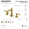 image:imageFauceture FSC197ALAC English Classic Widespread Bathroom Faucet with Brass PopUp Antique CopperMatte Black