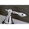 image:imageFauceture FSC197ALAC English Classic Widespread Bathroom Faucet with Brass PopUp Antique CopperPolished Chrome