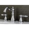 image:imageFauceture FSC197ALAC English Classic Widespread Bathroom Faucet with Brass PopUp Antique CopperPolished Chrome