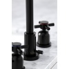 image:imageFauceture FSC8929DX Concord Widespread Bathroom Faucet with PopUp Drain Polished NickelMatte Black