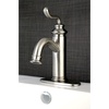 image:imageFauceture LS541RLAB Royale SingleHandle Bathroom Faucet with Push PopUp Antique BrassBrushed Brass
