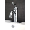image:imageFauceture LS541RLAB Royale SingleHandle Bathroom Faucet with Push PopUp Antique BrassPolished Chrome
